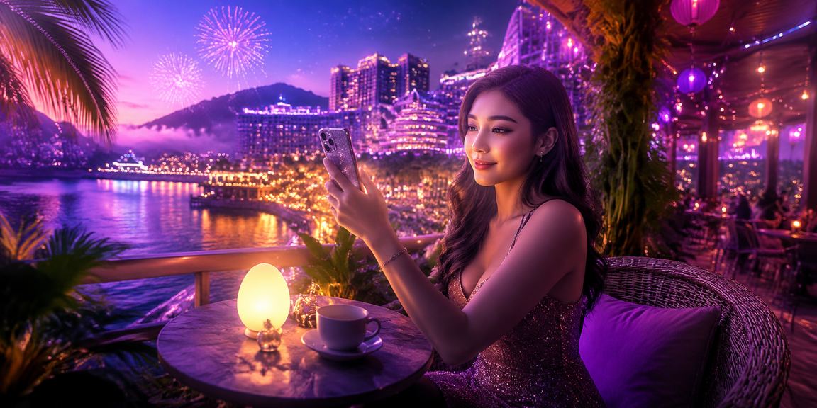 Pemain Malaysia log masuk akaun 13500 melalui telefon mudah alih di Genting Highlands
