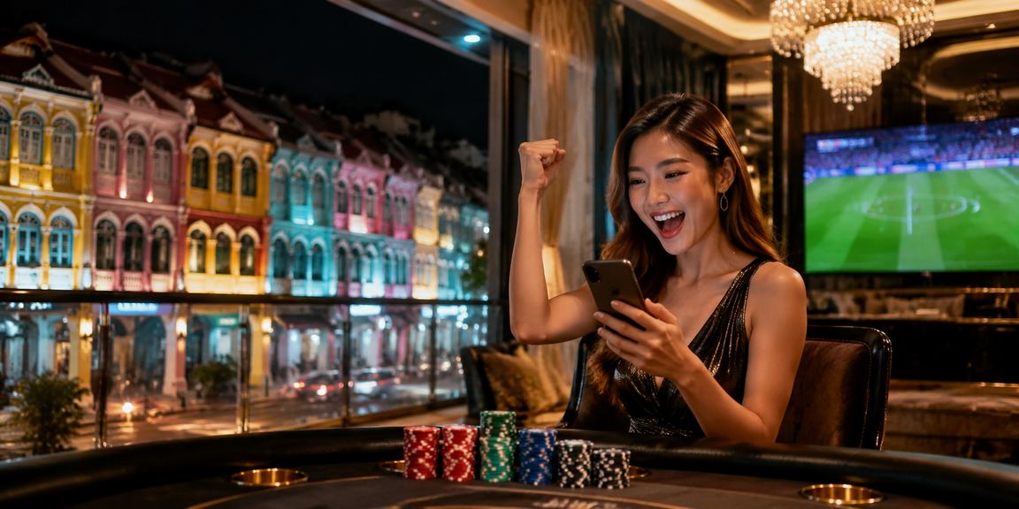 Suasana pertaruhan gaya Malaysia di Penang menggunakan platform sukan maya 13500